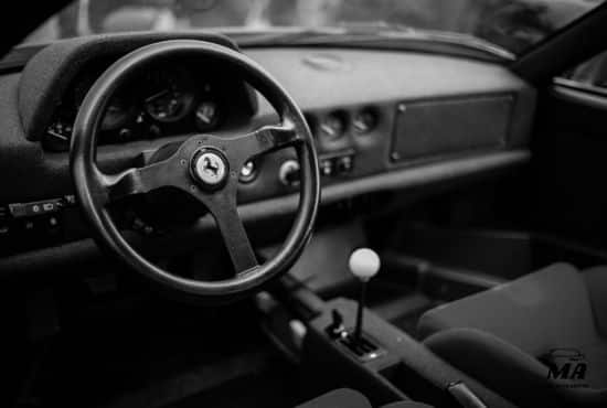 interior style and quality of ferrari 