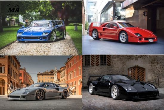 Available colors ferrari f40