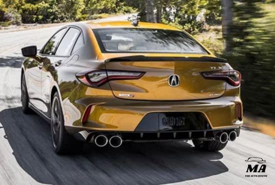back view of tlx